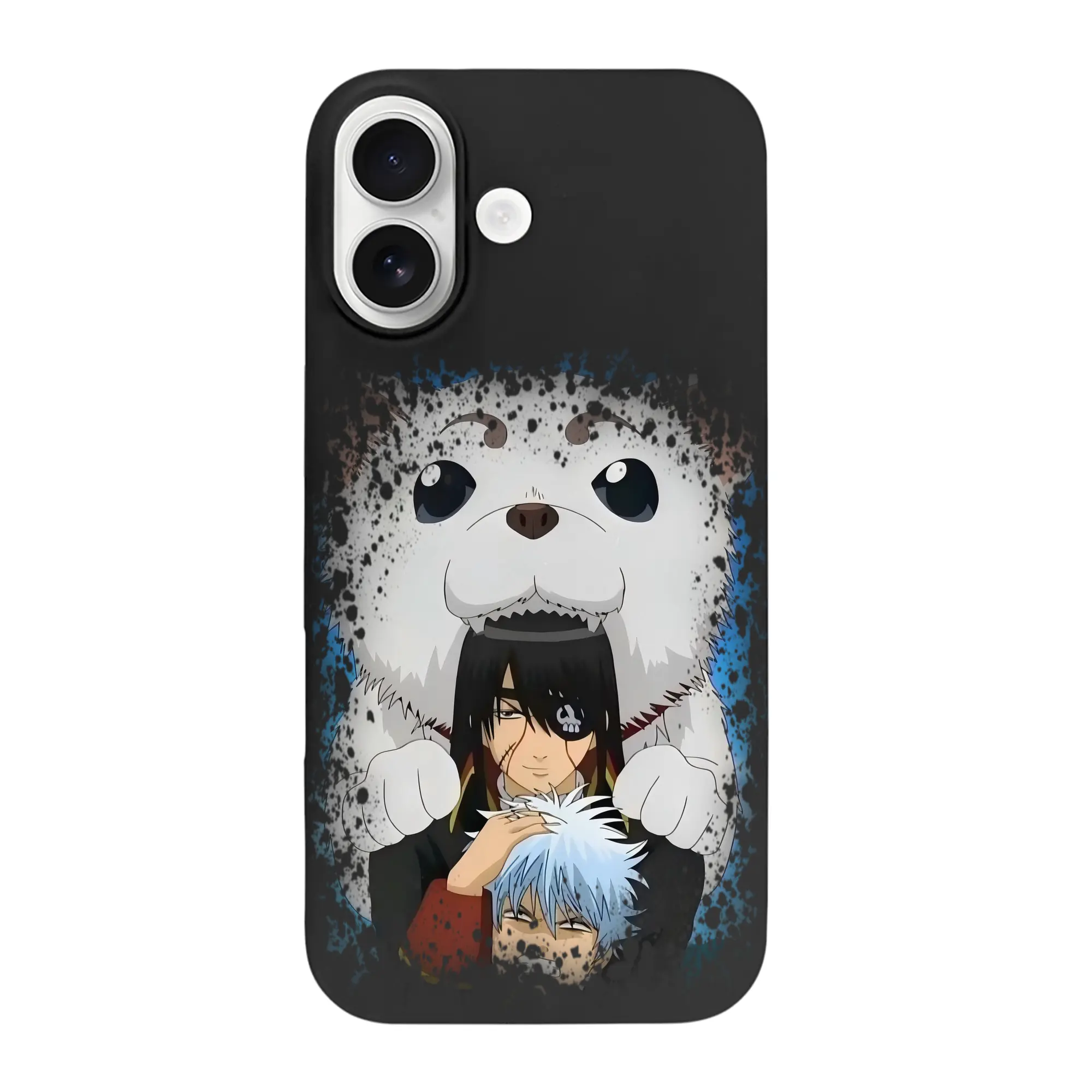 銀魂 グッズ 坂田 銀時 - iPhone 17 シリーズ シリコンケース 薄型 耐衝撃 指紋防止 ソフトタッチカバー 精密フィット 傷防止 保護ケース iPhone 17/17 Air/17 Pro/17 Pro Max 対応